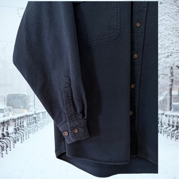 Northwest Winter Weight Men's Flannel Button Down Long Sleeve Heavy Flannel - Picture 3 of 5